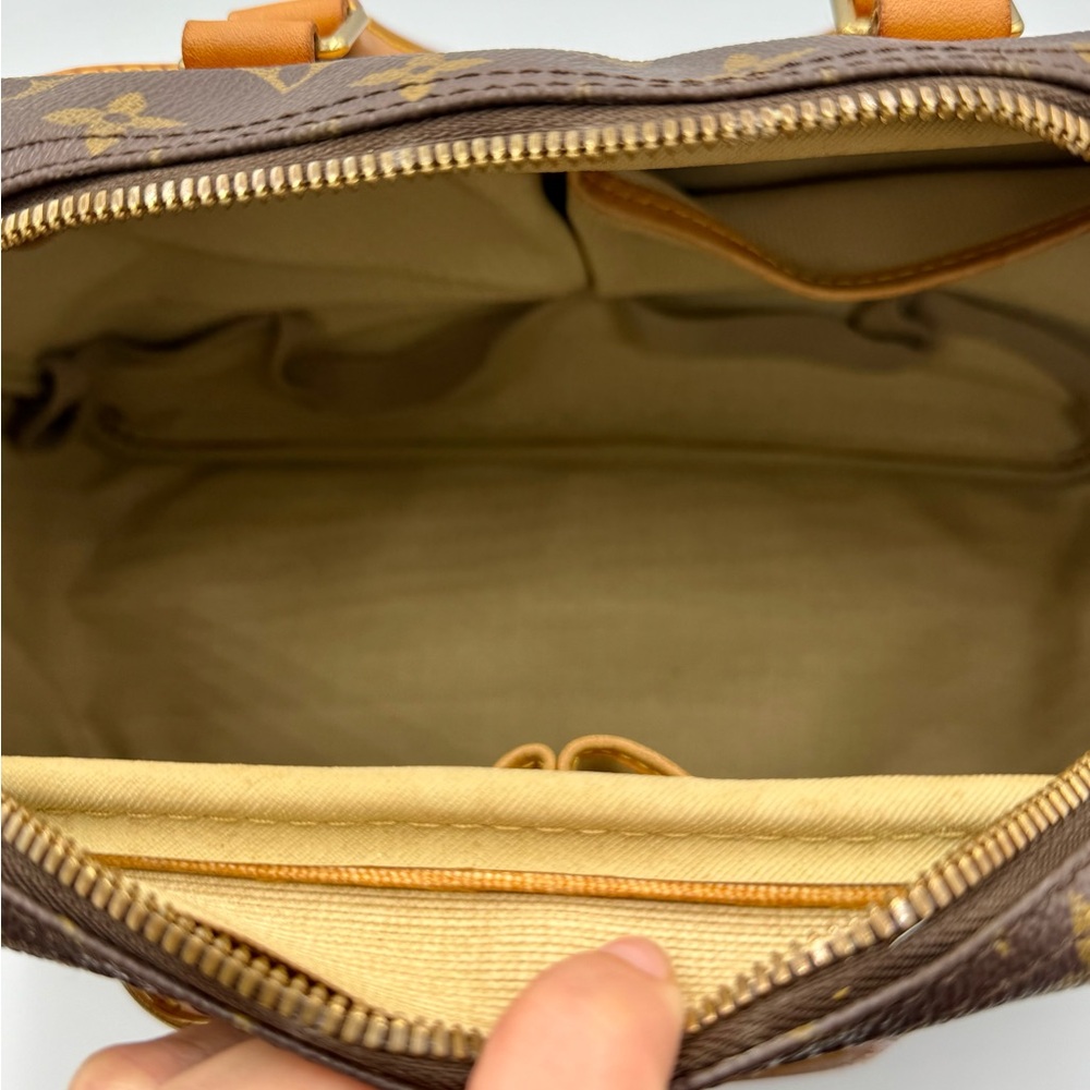 Louis Vuitton LV Monogram Deauville Hand Bag Vintage #53176A - Picture 7 of 11